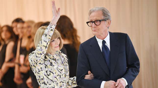 Image for article titled Bill Nighy&#39;s Rep Insists He &amp; Anna Wintour Are Not Dating After Apparent Met Gala Hard Launch