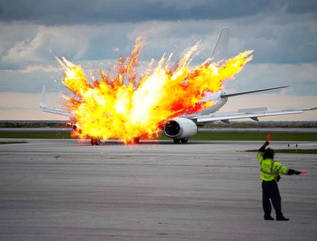 Image for article titled Airport Security Detonate Unattended Plane Left On Tarmac