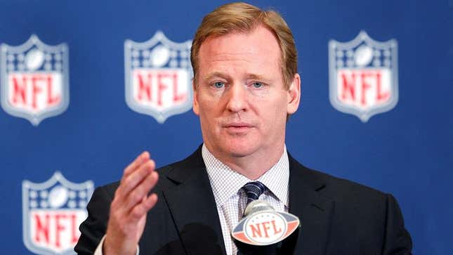 Image for article titled Roger Goodell Announces NFL Will Begin Collecting Players’ Sperm For New Breeding Program