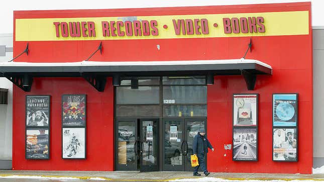 Image for article titled Tower Records Rockets From the Tomb