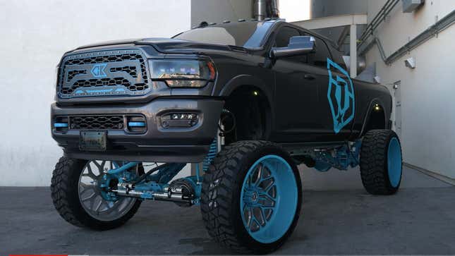 Lifted RAM pickup truck from SEMA 2022