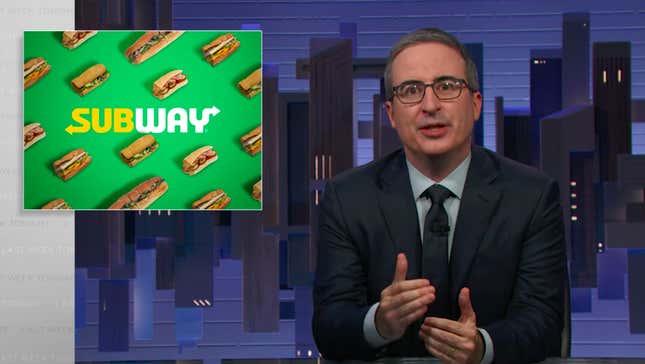 Image for article titled John Oliver Is Right About Subway