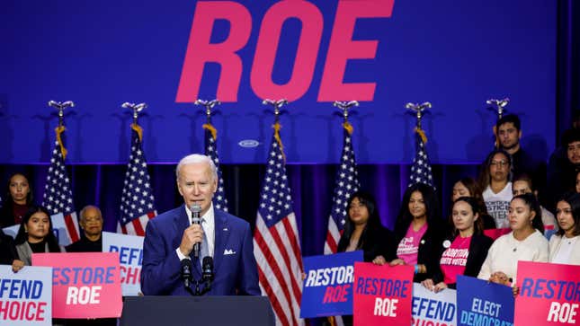 Image for article titled Biden Supports a Federal Abortion Fund, Which Is a Great Idea