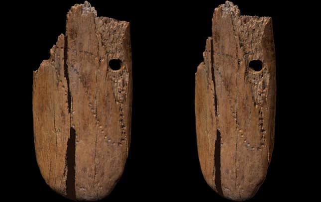 Imagen para el artículo titulado Este colgante hecho con marfil de mamut es la joya más antigua descubierta en Eurasia
