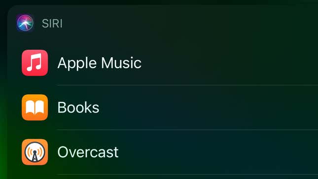 Image for article titled How to Change Which Apps Siri Uses to Play Audio in iOS