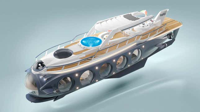 Imagen para el artículo titulado Nunca te marearás en este superyate submarino de lujo de $25 millones