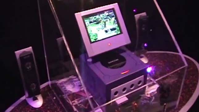 A screenshot of the Nintendo GameCube's LCD Screen