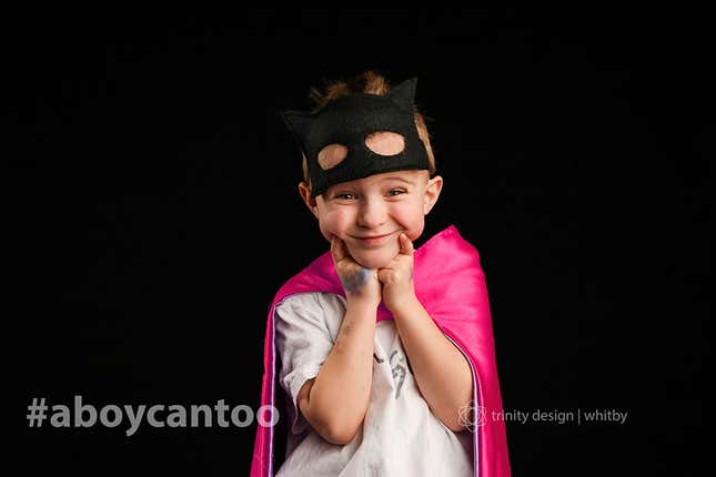 Image for article titled These photos give the phrase “a boy can do anything a girl can do” a whole new meaning