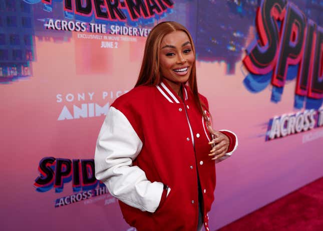 Blac Chyna at the premiere of “Spider-Man: Across the Spider-Verse” on May 30, 2023 in Los Angeles, California.