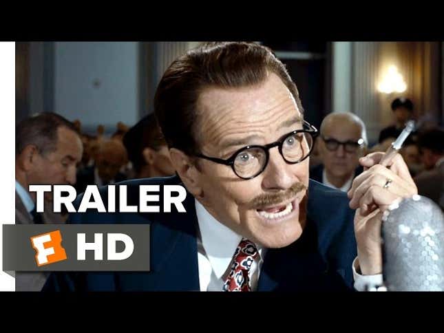 Bryan Cranston and his mustache fight for free speech in the <i>Trumbo</i> trailer