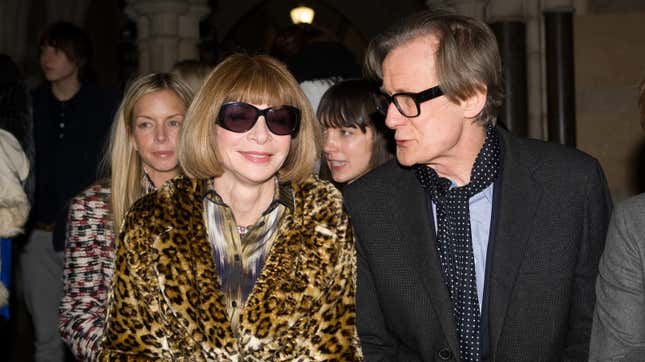 Image for article titled Now That Anna Wintour Is Single, Maybe She and Bill Nighy Can Be Together Forever