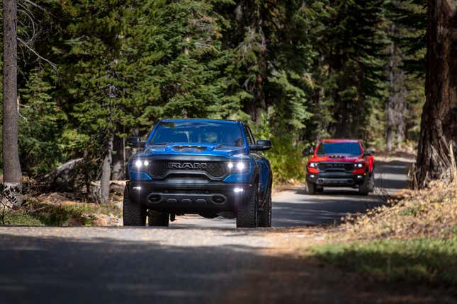 Image for article titled The 2021 Ram 1500 TRX Is Awesome Off-Road And Not So Great At Anything Else