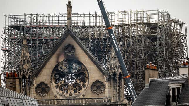 Image for article titled Investigators Trace Cause Of Notre Dame Fire To Cathedral’s Outdated 12th-Century Electrical System