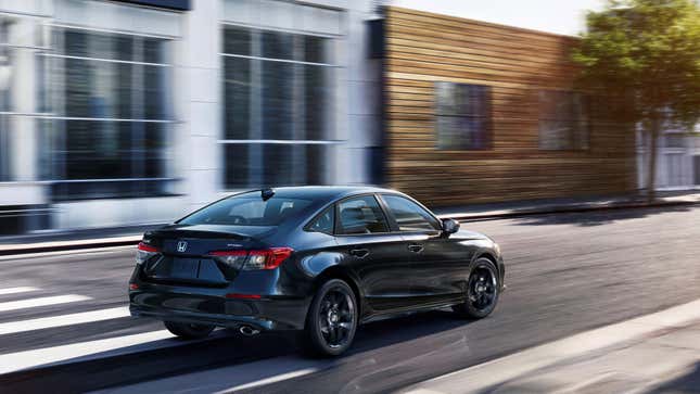 Image for article titled The 11th-Generation Honda Civic Sedan And Its CVT Have Been Overhauled For Sportiness