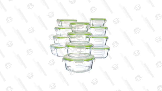 Genicook 24-Piece Glass Food Containers | $29 | MorningSave