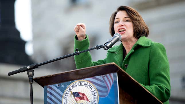 Image for article titled Vindictive Amy Klobuchar Elected Mayor Of South Bend, Indiana