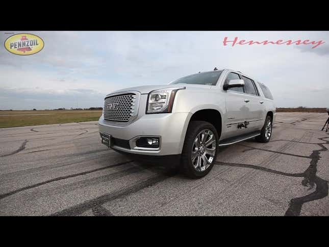 This 665 Horsepower GMC Yukon Sounds Like A Satanic Tire-Slaying Vacuum