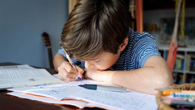 Image for article titled Create a Daytime Academic Schedule for Kids Stuck at Home Right Now