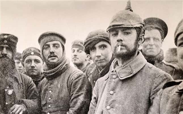 Image for article titled The Real Story Behind the 1914 Christmas Truce in World War I