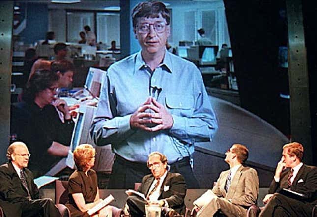 Gates explains the new patent to Apple Computer’s board of directors.