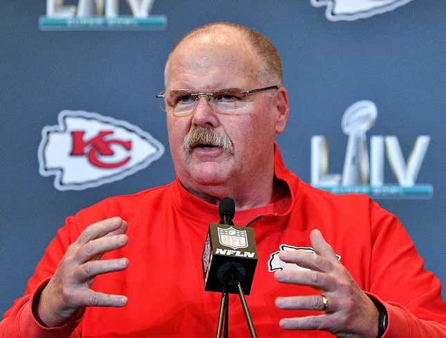 Image for article titled Andy Reid After Super Bowl Win: ‘I Can Now Die Of A Heart Attack In Peace’