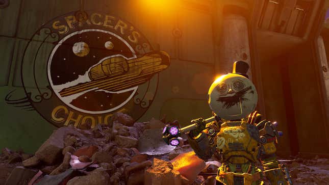 Image for article titled The Outer Worlds’ First DLC Is Too Cynical For Its Own Good