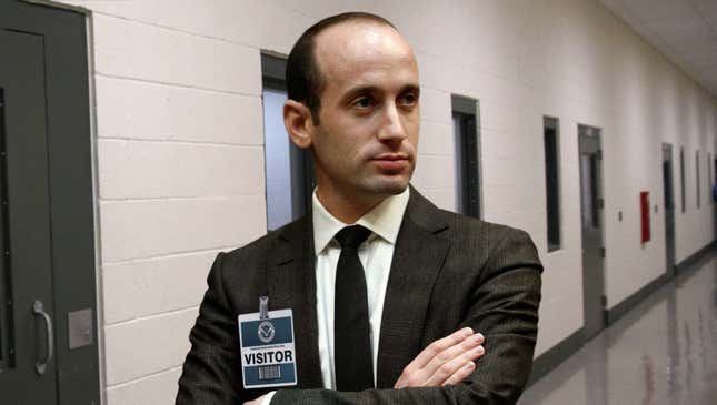 Image for article titled Stephen Miller Rewards Self After Day Of Speechwriting With Trip To See Children In Local ICE Detention Center