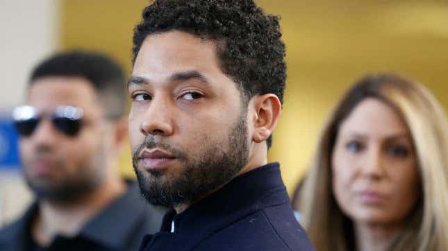 Jussie Smollett after a court appearance in Chicago, March 26, 2019