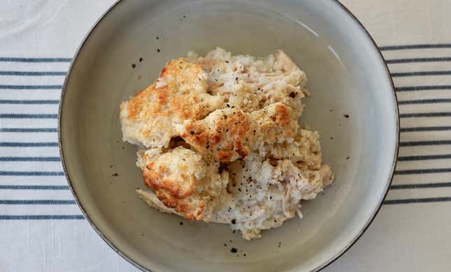 Image for article titled Chicken “Not” Pie is not chicken pot pie, and it’s not too shabby, either