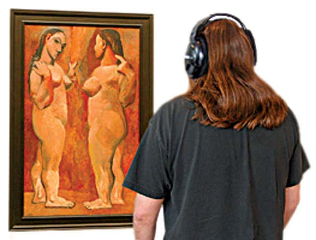 Image for article titled Area Man Takes Metallica Audio Tour Of Art Museum