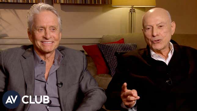 Michael Douglas and Alan Arkin play “<em></em>What does that prescription drug do?”<em></em>