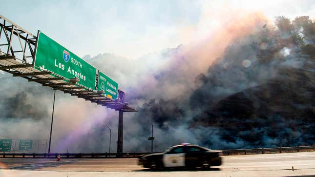 Image for article titled California Combatting Wildfire Risk By Shutting Off Oxygen To Thousands Of Residents