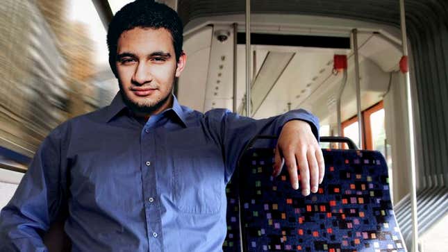 Image for article titled Arab-American Actually Kind Of Enjoys Always Having 2 Bus Seats To Self
