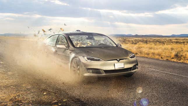 Image for article titled Tesla Posts Massive First Quarter Loss After Self-Driving Car Absconds With $702 Million In Cash