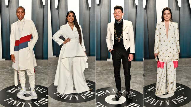 Image for article titled The Stars Wore Gold and Silver at Vanity Fair's Annual Oscars Party