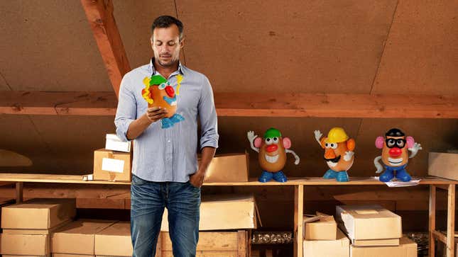 Image for article titled Heroic Conservative Risks Own Life To Hide Mr. Potato Heads In Attic