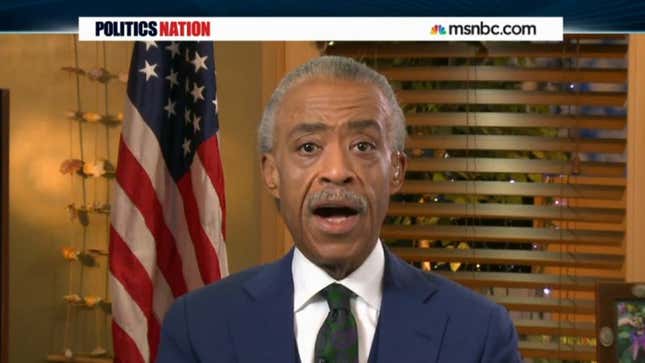 Image for article titled Reverend Al Sharpton Takes Time Off From Holy Duties To Make TV Appearance