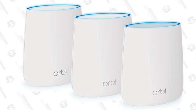 Refurbished Netgear Orbi Mesh Router 3-Pack | $210 | Amazon