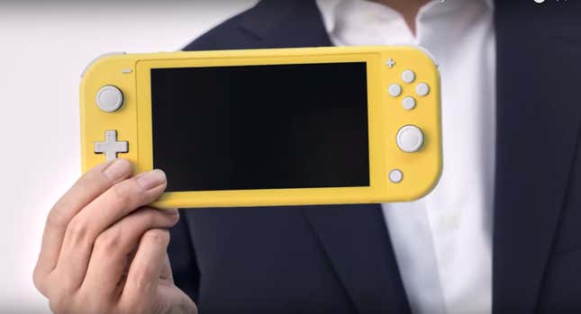 Image for article titled The Nintendo Switch Lite Will Be Released On September 20