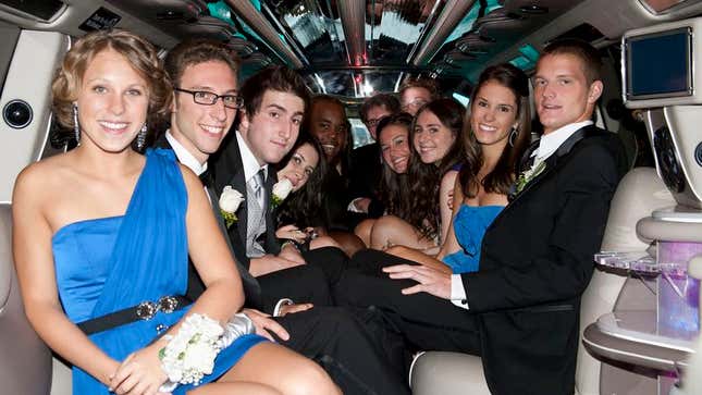 Image for article titled No One In Limo Going To Prom With The One They Wanted