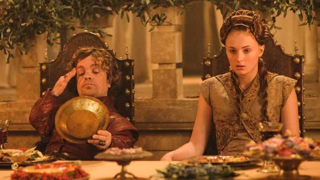 A wholly accurate depiction of dining at the Game of Thrones Studio Tour.