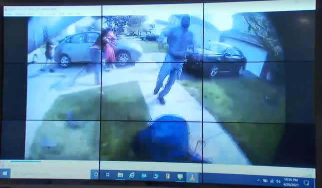 Police body camera footage shows the moments before an officer shot and killed Ma’Khia Bryant
