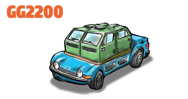 Image for article titled Imaginary Car From An Imaginary Country: The Korvid Republic Pandemic Car