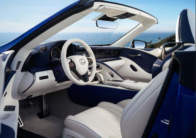 Image for article titled The 2021 Lexus LC500 Convertible Loses Its Roof And Becomes The Best Lexus Still No One Will Buy