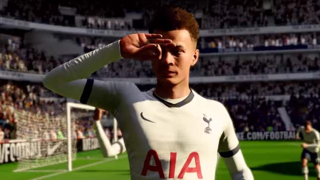 Tottenham midfielder Dele Alli’s signature celebration won’t survive to FIFA 21 after debuting just last year.