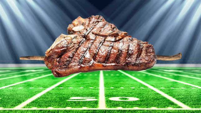 Image for article titled Chiefs win Super Bowl LIV, 49ers and $32 steak on a stick lose