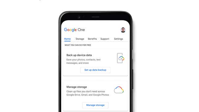 Image for article titled Free Up Space in Your Google Account So You Can Back Up Your Phone
