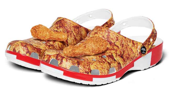 Image for article titled Is This Shoe OK? The Kentucky Fried Chicken Crocs