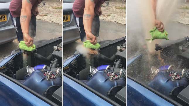 Image for article titled Here&#39;s Why You Don&#39;t Open a Radiator Cap When It&#39;s Boiling Hot