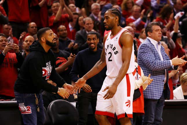 Image for article titled Drake Has Become The Rowdy Uncle Of The Raptors